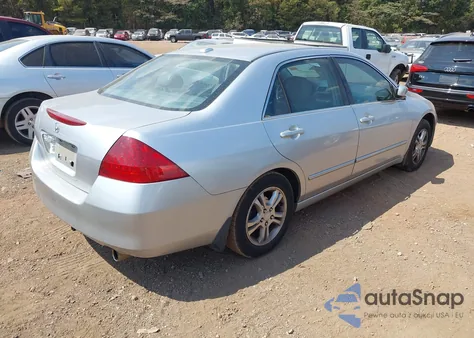 2007 Honda Accord 2.4 Ex из США, поврежденный, VIN 1HGCM56847A199216